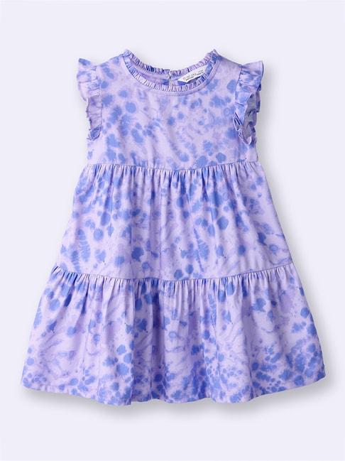 Beebay Kids Purple Printed Dress