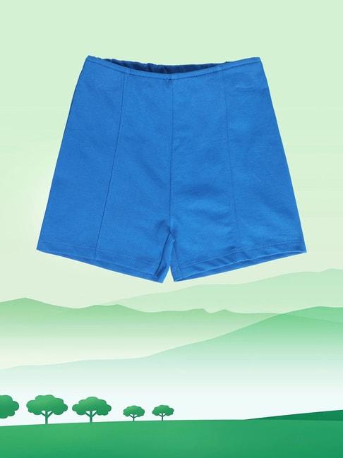 MINIKLUB Kids Blue Solid Shorts