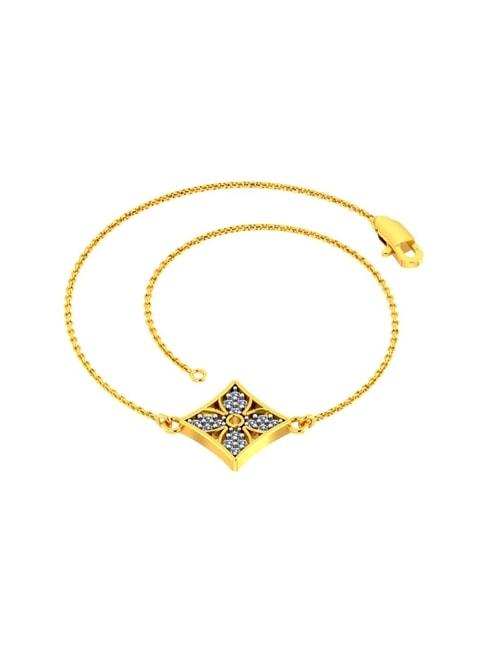 p.c-chandra-jewellers-dainty-designer-14k-yellow-gold-and-diamond-embellished-bracelet