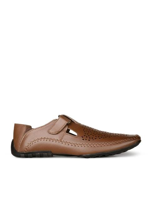 bata-men's-brown-casual-sandals