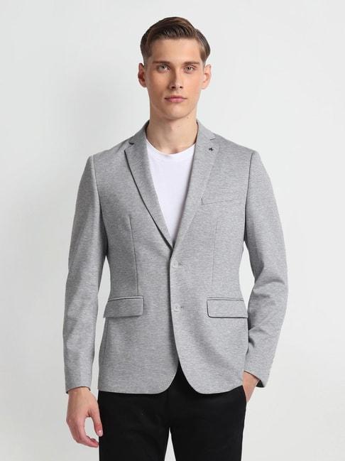 Arrow Grey Slim Fit Blazer