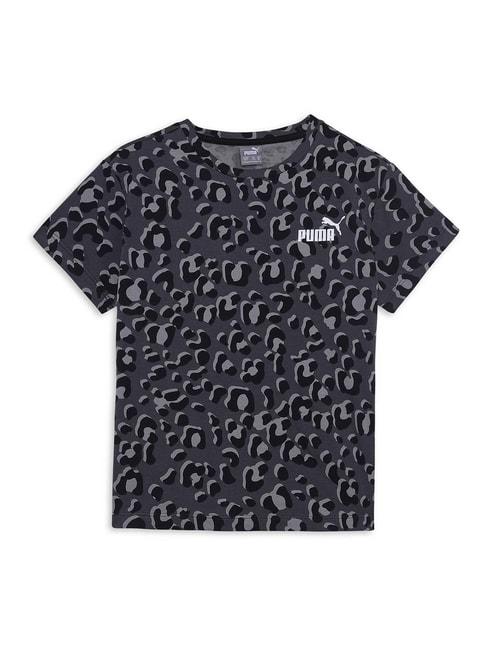 puma-kids-animal-black-cotton-printed-t-shirt