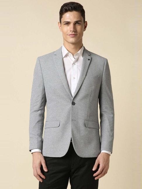 allen-solly-grey-slim-fit-textured-blazer