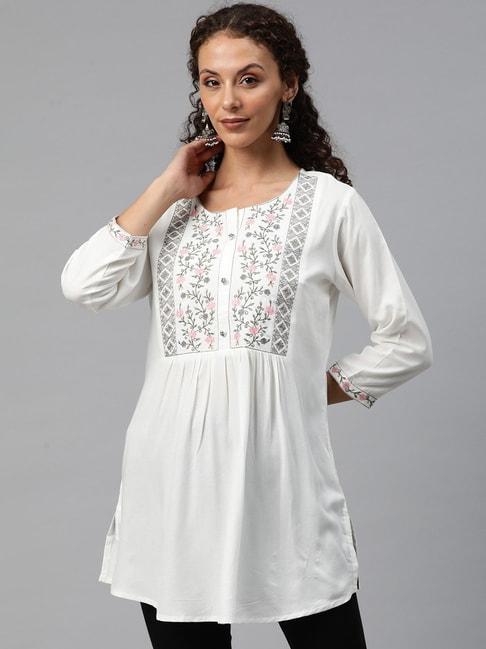 readiprint-fashions-white-embroidered-a-line-kurti
