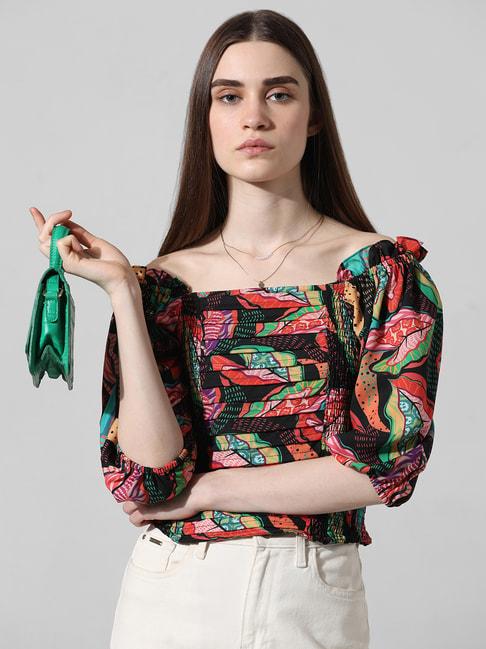 only-multicolor-printed-top