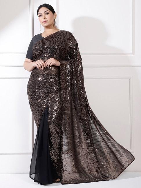 amydus-black-embellished-ready-to-wear-saree-without-blouse