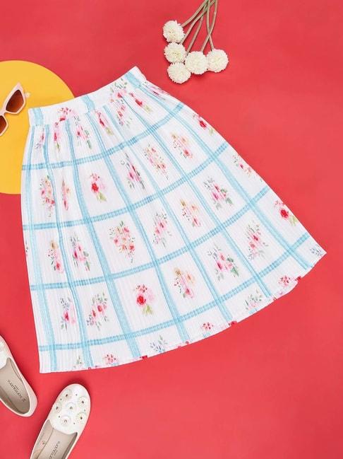 Pantaloons Junior Multicolor Floral Print Skirt