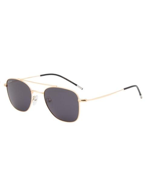 Ted Smith Grey Aviator UV Protection Unisex Sunglasses
