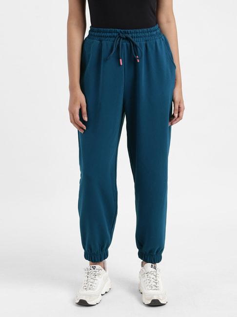 levi's-teal-cotton-relaxed-fit-mid-rise-joggers