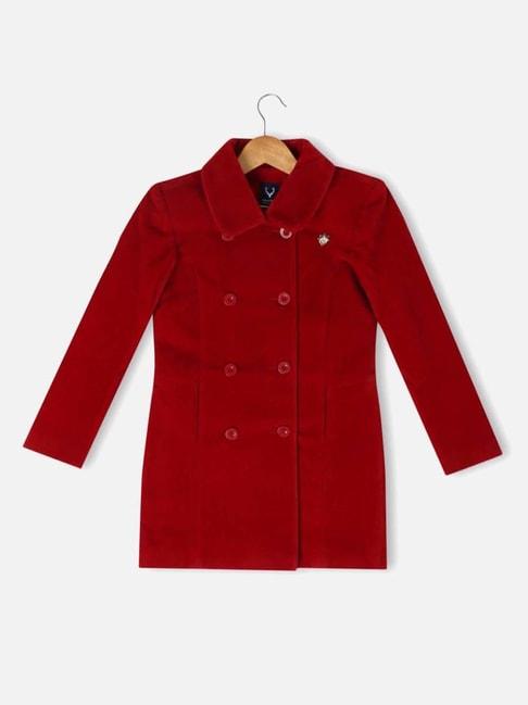 Allen Solly Junior Red Regular Fit Full Sleeves Jacket