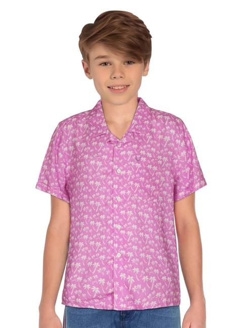 Allen Solly Junior Pink Printed Shirt