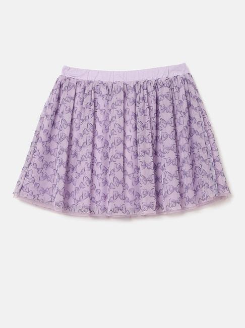 United Colors of Benetton Kids Purple Printed Skirt