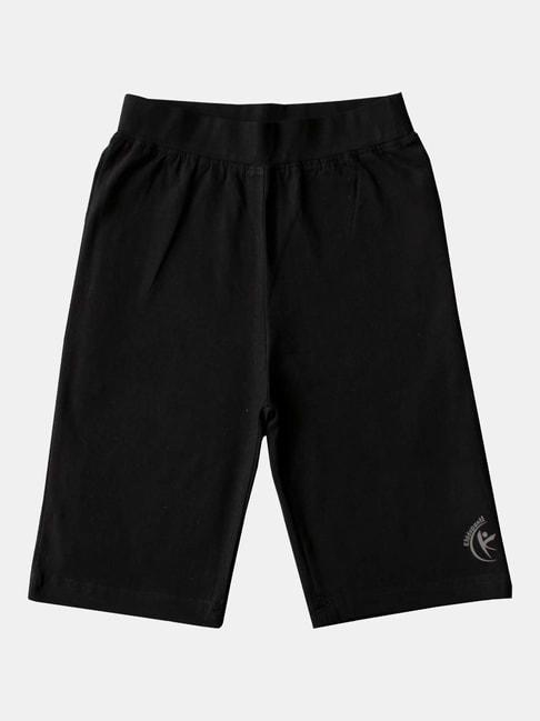 kiddopanti-kids-black-logo-cycling-shorts