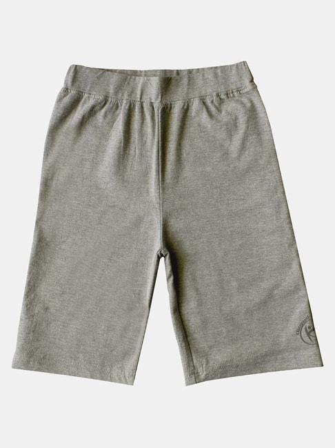 kiddopanti-kids-grey-logo-cycling-shorts