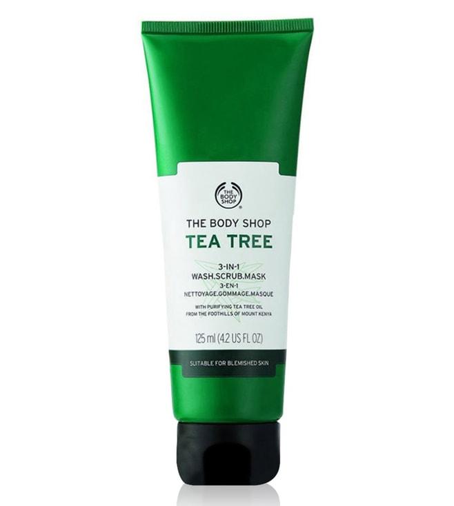 The Body Shop Tea Tree 3-In-1 Wash, Scrub & Mask - 125 ml