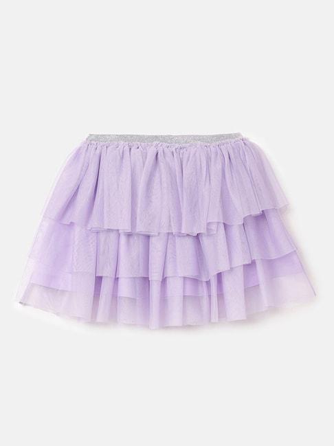 United Colors of Benetton Kids Purple Solid Skirt