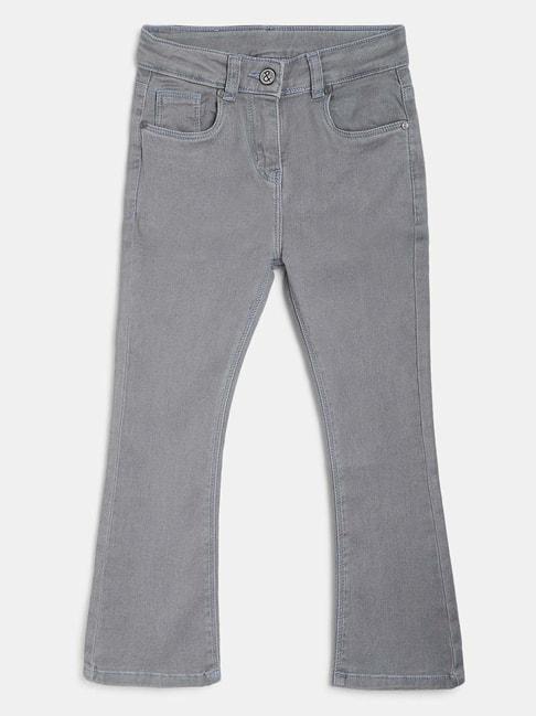 Tales & Stories Kids Grey Bootcut Fit Jeans