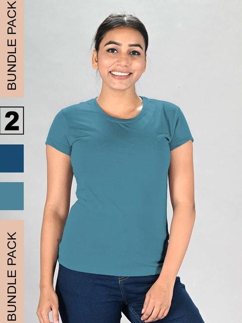 lux-nitro-blue-regular-fit-t-shirts---set-of-2