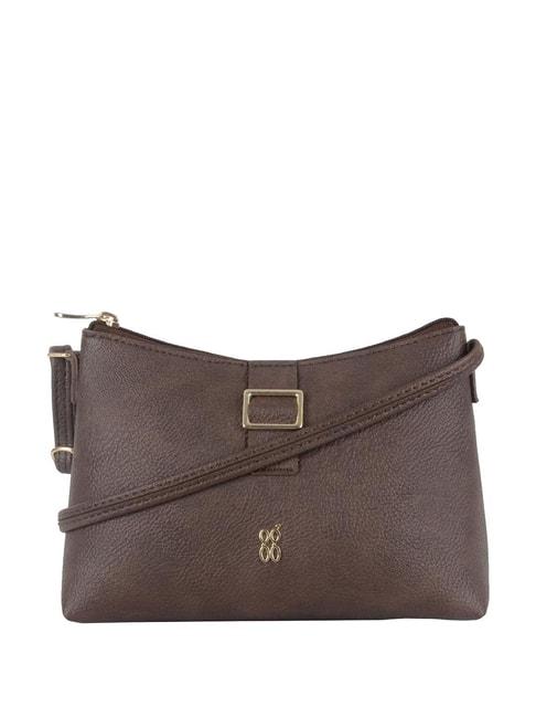 baggit-zack-brown-pu-solid-sling-handbag
