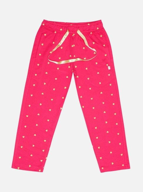 bodycare-kids-fuchsia-pink-cotton-printed-trackpants