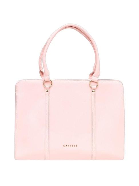 caprese-sienna-blush-faux-leather-solid-laptop-totes-handbag