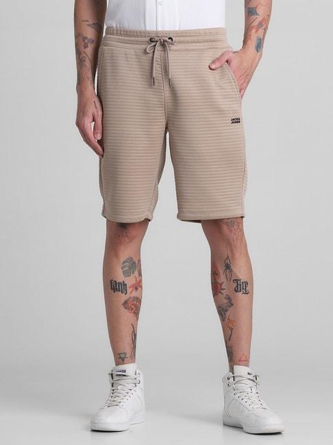 Jack & Jones Doeskin Regular Fit Striped Shorts