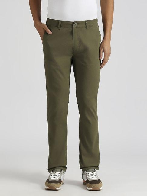 pepe-jeans-olive-green-cotton-straight-fit-chinos