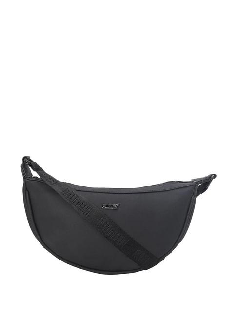 Puma Black Solid Medium Hobo Bag