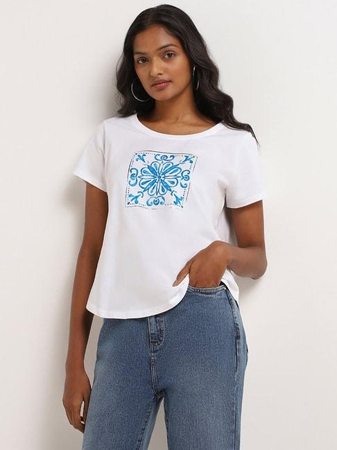 lov-by-westside-white-printed-t-shirt