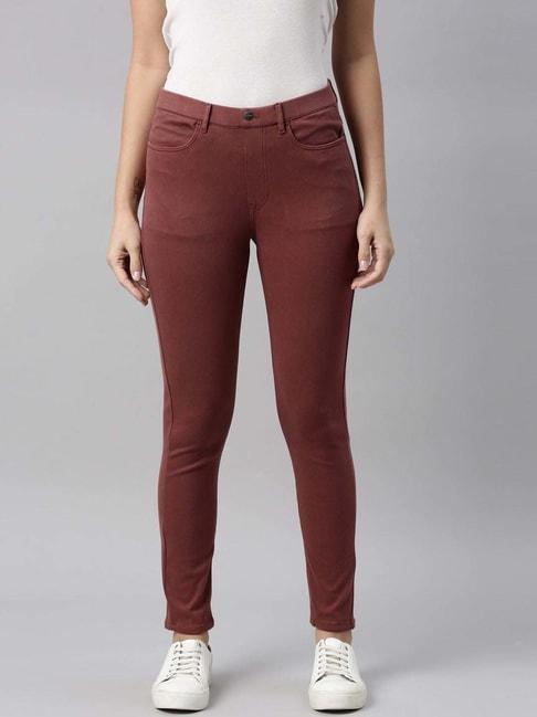 go-colors!-brown-mid-rise-jeggings