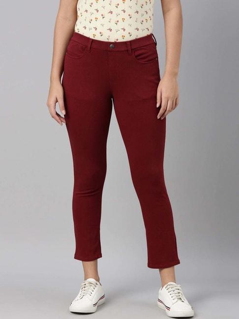 go-colors!-maroon-mid-rise-jeggings