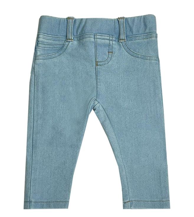aigner-kids-blue-straight-fit-wide-leg-trousers