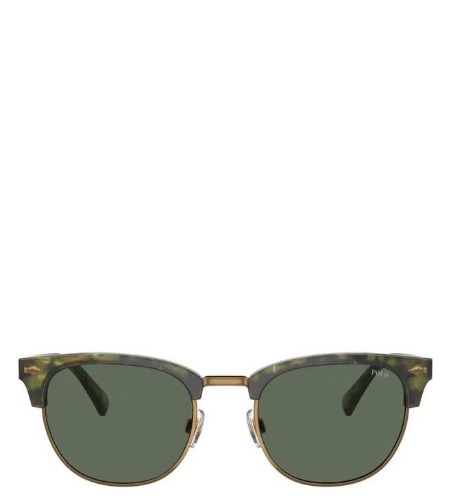 Ralph Lauren 0PH421754367153 Green UV Protected Wayfarer Sunglasses for Men
