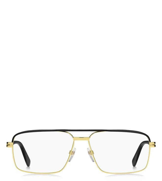 Marc Jacobs MARC 473 Gold Rectangular Eyewear Frames for Men