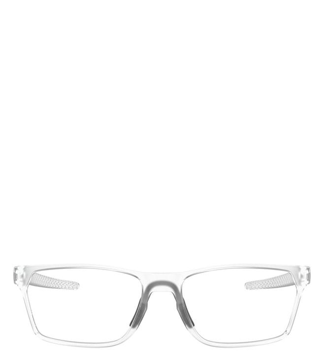 Oakley 0OX803280320955 Clear Rectangular Eye Frames for Men