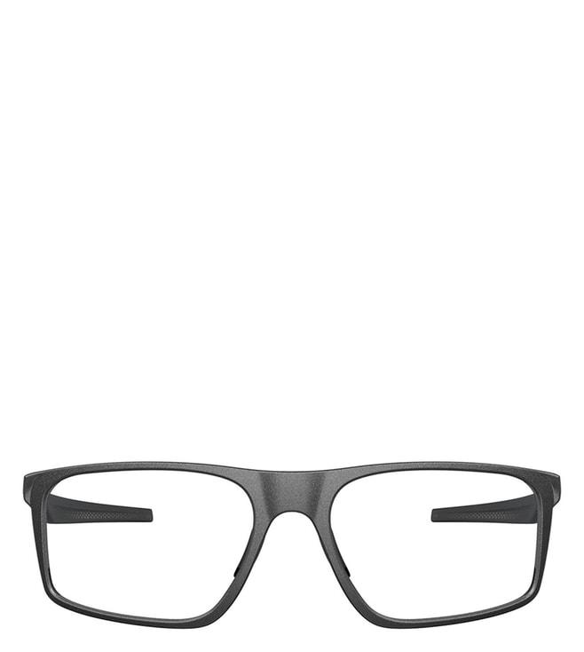 Oakley 0OX818381830456 Grey Rectangular Eye Frames for Men