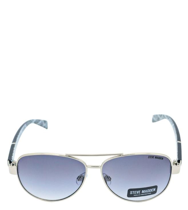 Steve Madden X17022 Blue UV Protected Aviator Sunglasses for Women