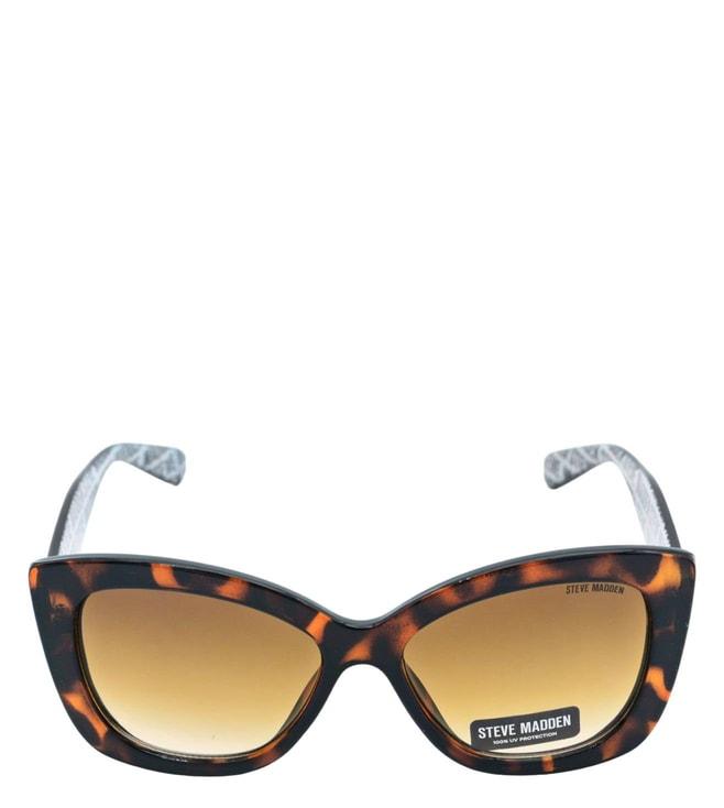 Steve Madden X17028 Brown UV Protected Cat Eye Sunglasses for Women