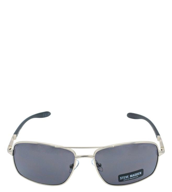 Steve Madden X17116 Grey UV Protected Aviator Sunglasses for Men