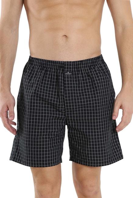 jockey-black-&-grey-cotton-boxer-shorts-(pack-of-2)---1223