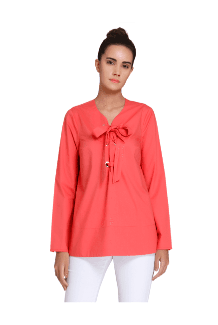 vero-moda-coral-relaxed-fit-top
