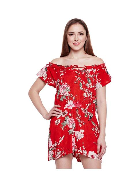 oxolloxo-red-floral-print-joana-cold-shoulder-playsuit