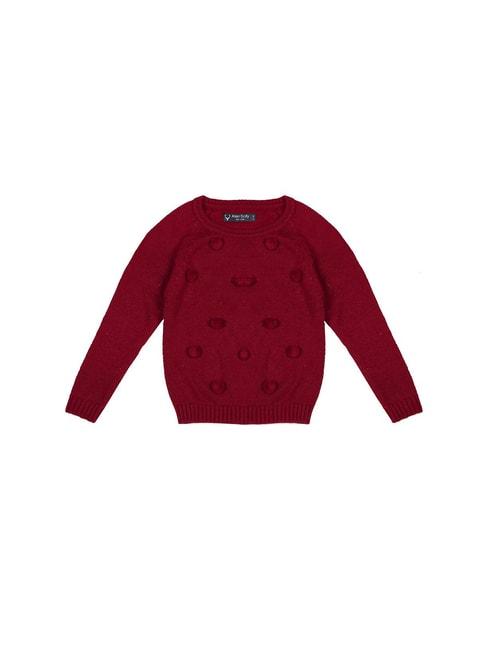 allen-solly-junior-maroon-applique-sweater