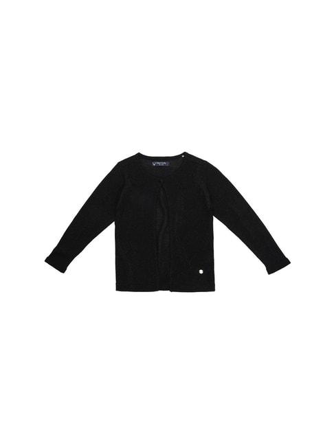 allen-solly-junior-black-textured-sweater