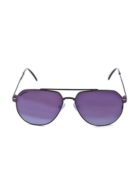 Fastrack M198BR3 Purple Pilot Sunglasses