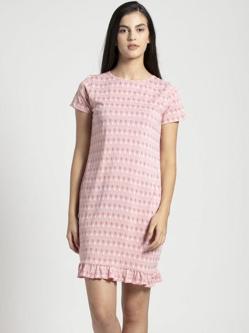 jockey-blush-pink-printed-rx25-night-dress-(colors-&-prints-may-vary)