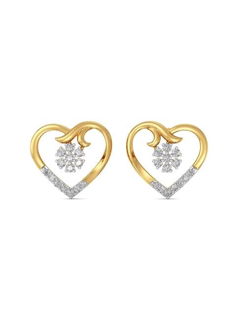 Joyalukkas 18 kt Gold & Diamond Stud Earrings