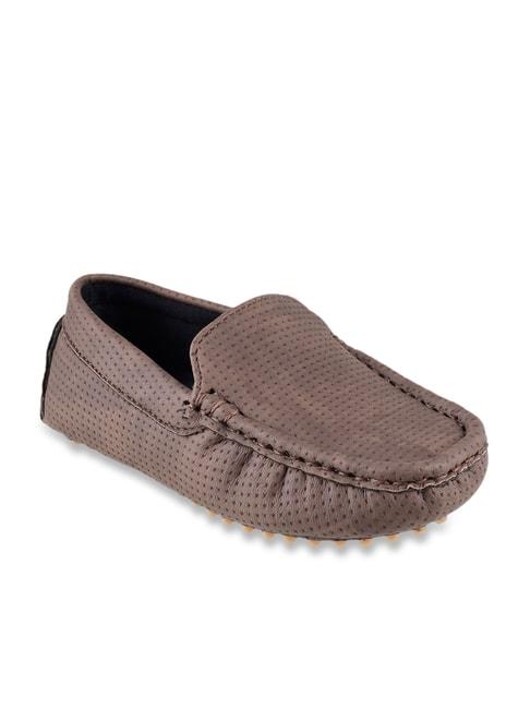 Metro Kids Brown Casual Loafers