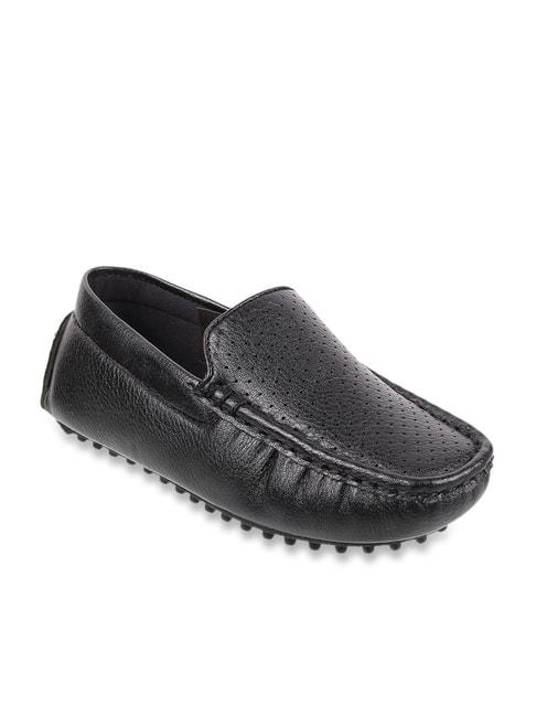 Mochi Kids Black Casual Loafers