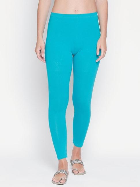 rangmanch-by-pantaloons-turquoise-regular-fit-leggings